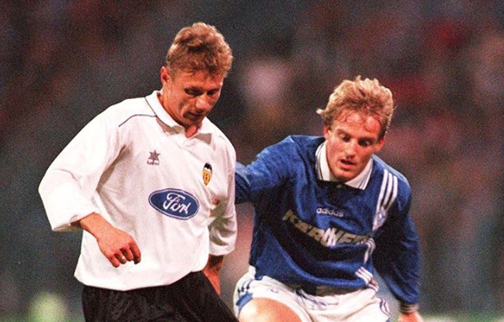 Как Валерий Карпин забивал  «Барселоне» и мадридскому «Реалу» за «Валенсию»