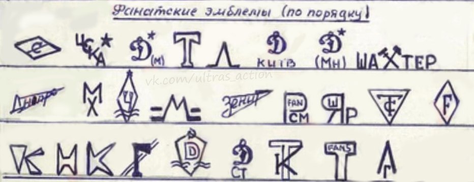 Любительский дизайн советских футбольных фанатов