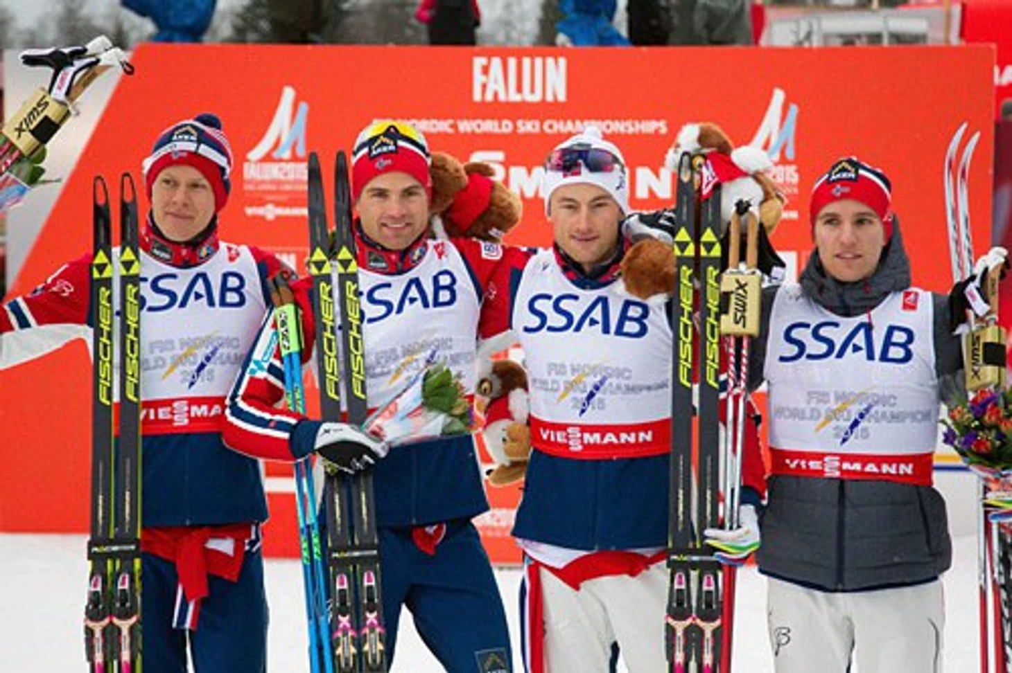 Чемпионы мира в эстафете ЧМ-2015