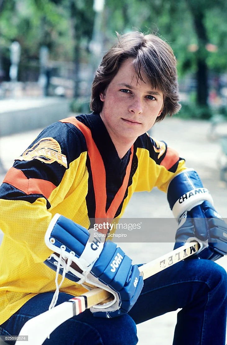 Картинки по запросу michael j fox vancouver canucks