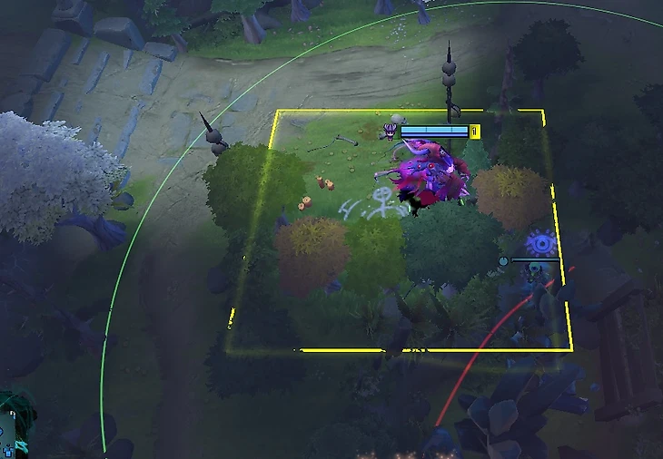 Пример блока кемпа в миде