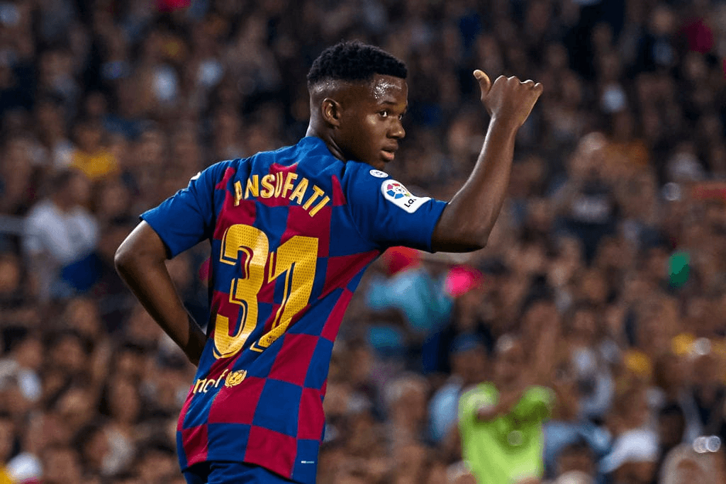 Сегодня Ансу Фати может встретиться с кумиром своего детства на футбольном поле