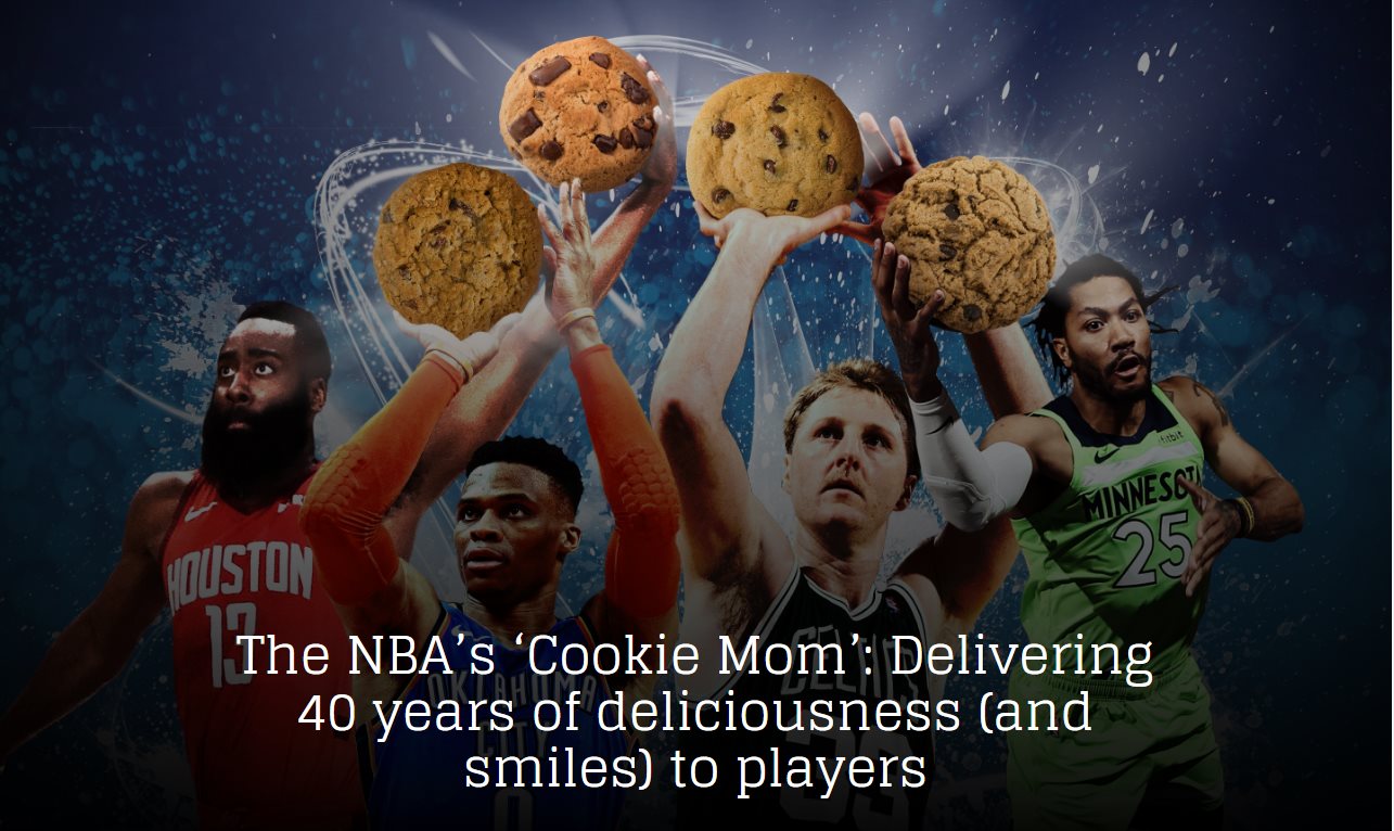 Она 40 лет делает печеньки для баскетболистов &ndash; от Джордана до Уэстбрука