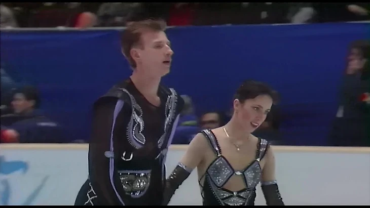 Ельцова и Бушков в Нагано - 1-й вариант