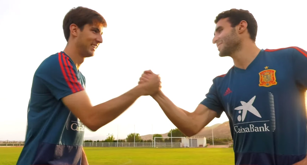 Хуан Миранда против Абеля Руиса в дружеском противостоянии в сборной Испании U-21