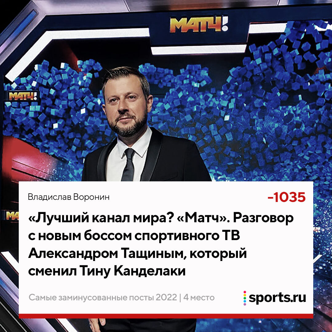 30 самых заминусованных постов 2022 года - Трибуна Daily - Блоги Sports.ru