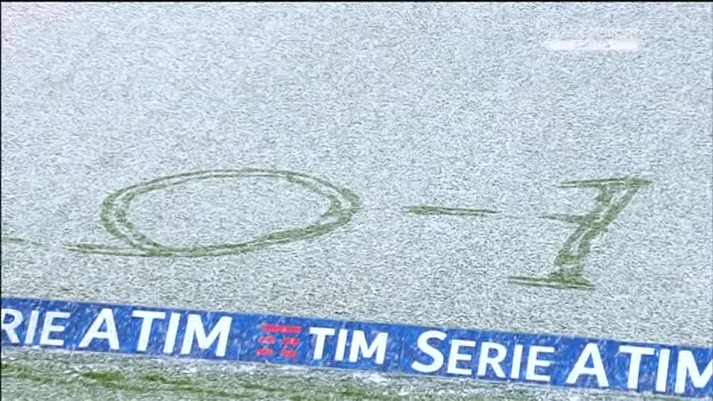 Матч «Ювентуса» отменили из-за сильного снегопада