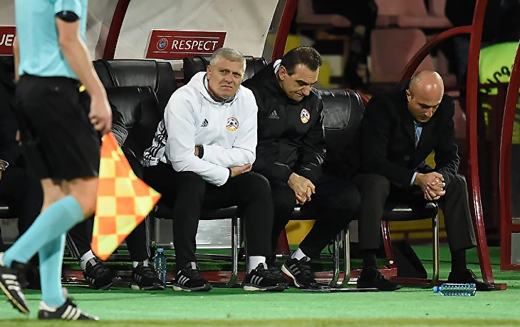 Тренерский штаб сборной Армении