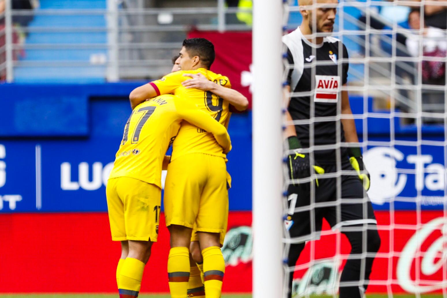 На классе. «Эйбар» достойно смотрелся против «Барселоны», но крупно проиграл