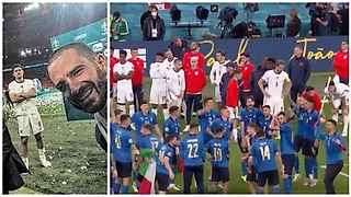 В твиттере нашли забытое видео с финала Евро-2020 – итальянцы безумно радуются на фоне англичан с каменными лицами
