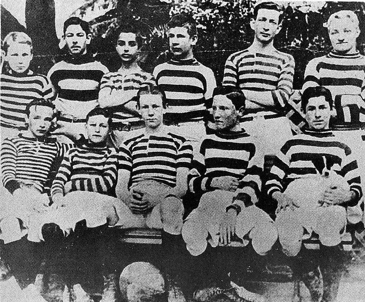 Buenos Aires English High School team, около 1899 года