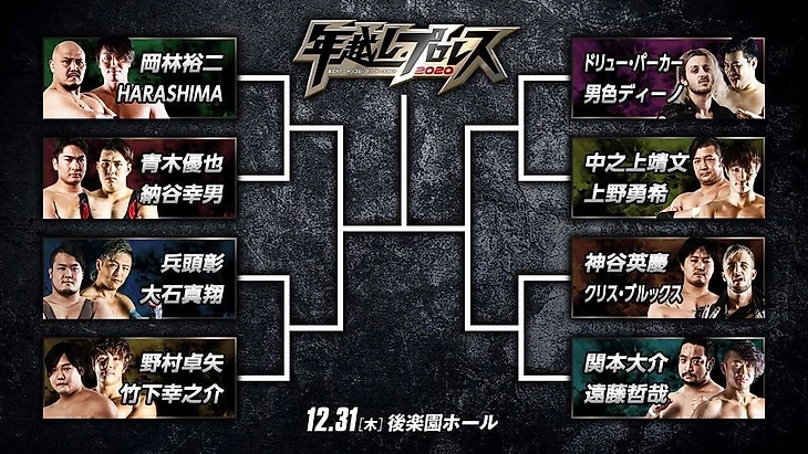 Обзор DDT/BJW Toshikoshi Pro-Wrestling 2020 Shuffle Tag Tournament 31.12.2020, изображение №1