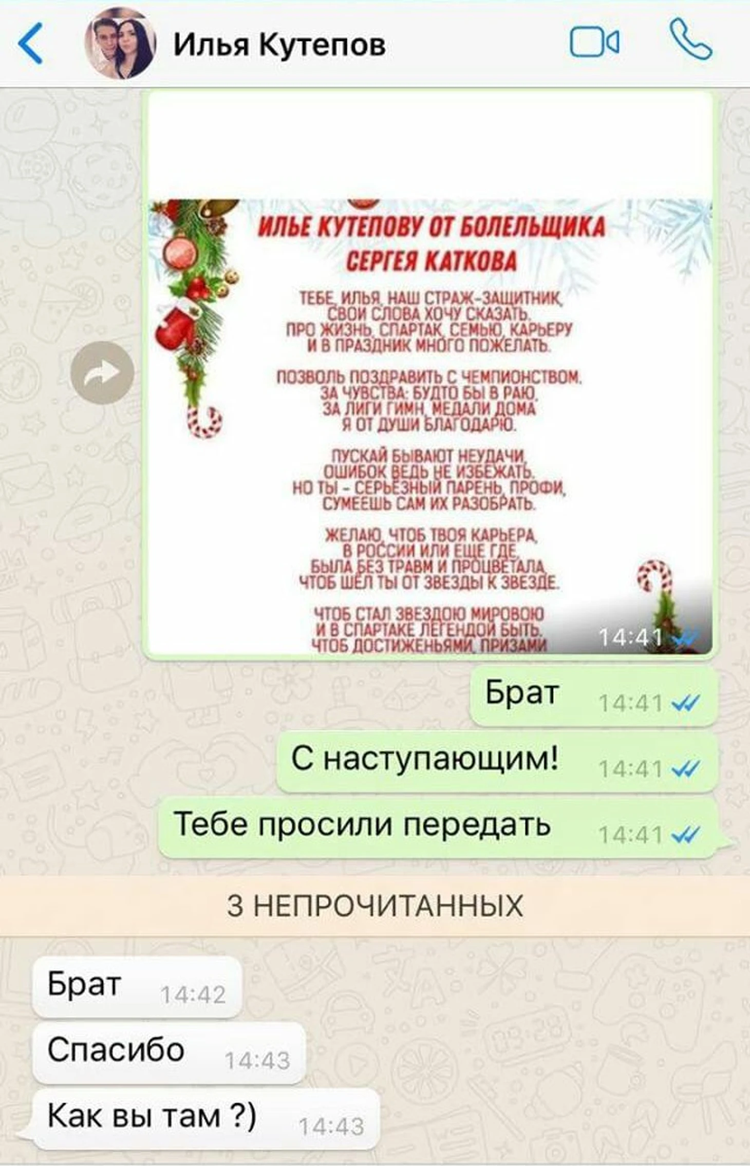новогоднее пожелание