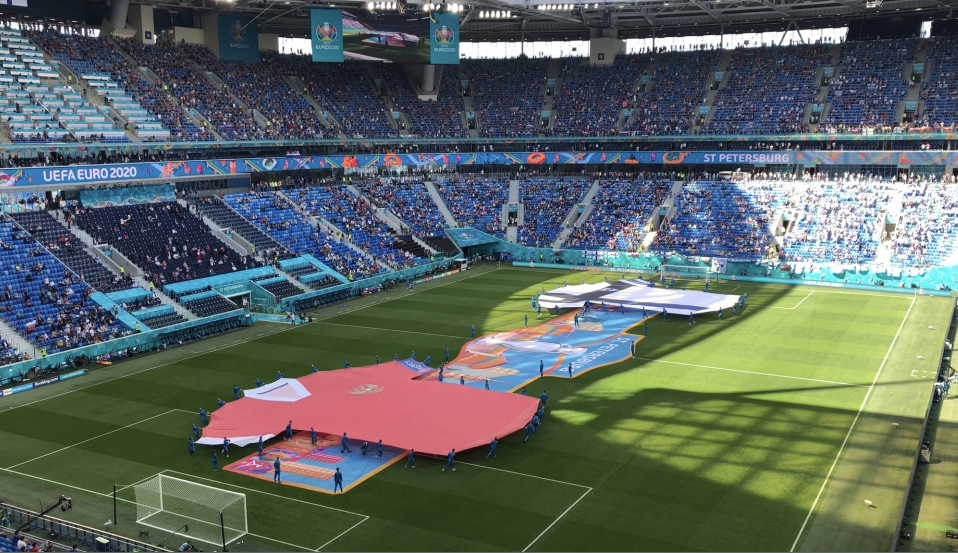 Газпром Арена (Крестовский), Евро-2020, сборная Финляндии по футболу, Сборная России по футболу
