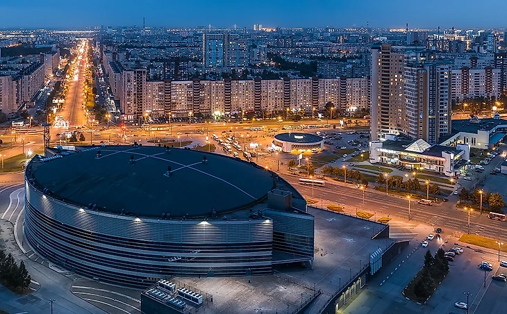 Ледовый дворец в Санкт-Петербурге