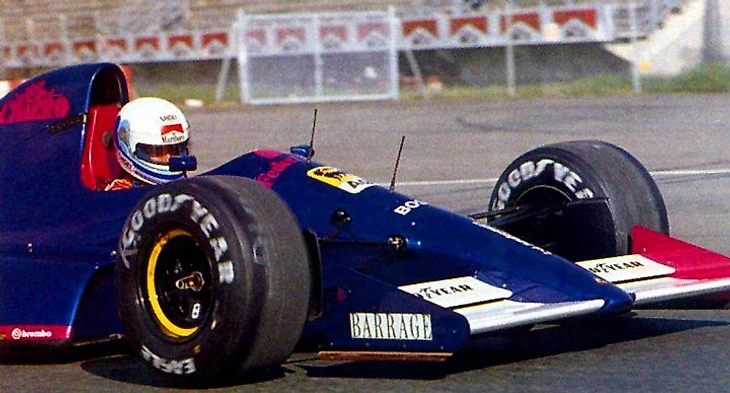 Мауро Бальди на тестах