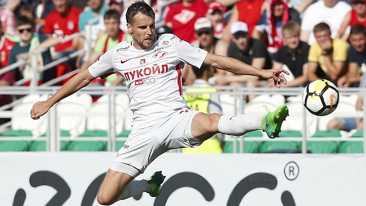 Дмитрий КОМБАРОВ. Фото Александр СТУПНИКОВ, ФК &quout;Спартак&quout;