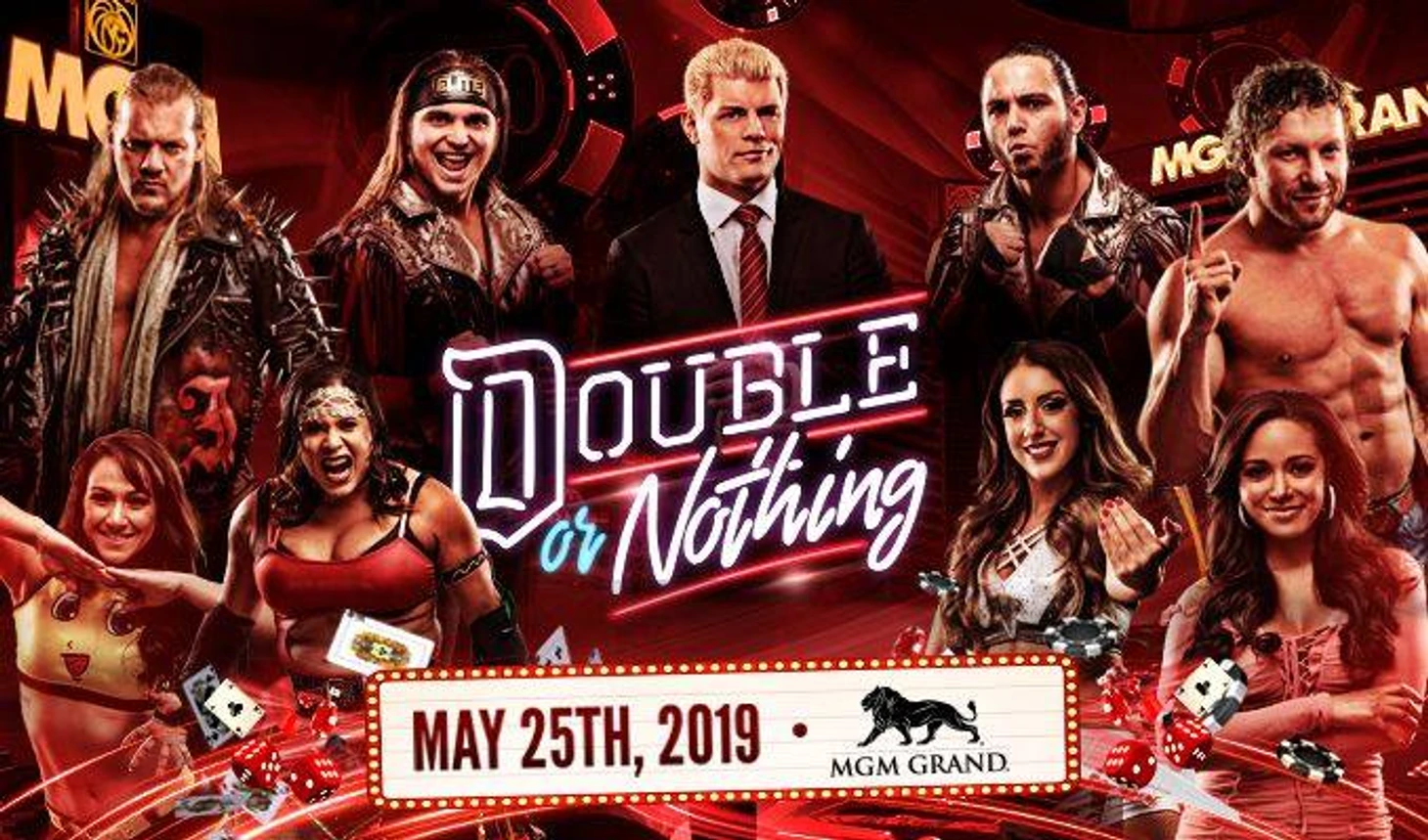 �а��инки по зап�о�� double or nothing aew poster
