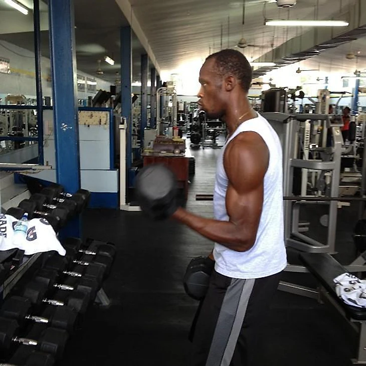 Usain Bolt Weight Training