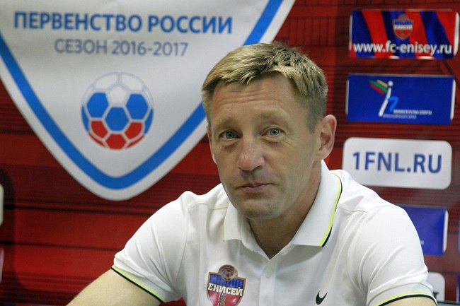 Первый матч Андрея Тихонова в качестве главного тренера «Енисея»