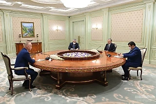 Дмитрий Мазепин встретился с президентом Узбекистана