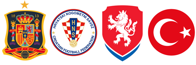 Группа D: Испания, Хорватия, Чехия, Турция