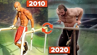 Эволюция отжиманий на брусьях | +195кг в 18лет