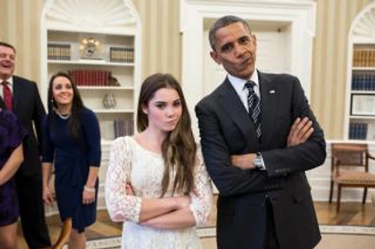 McKayla and Barack