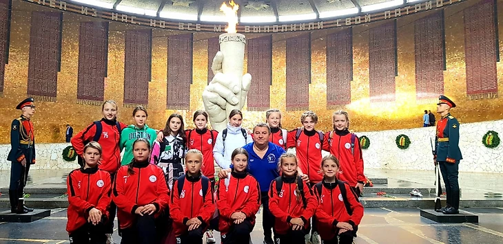С командой девочек 2010 г. р.