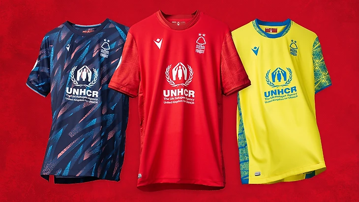 Nottingham Forest FC – Forest and UK for UNHCR launch charity shirt  partnership