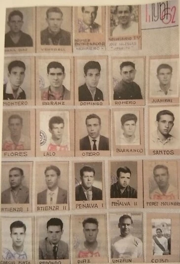 Состав Райо Вальекано сезона 1961/1962