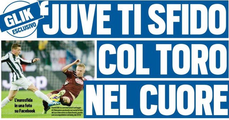 «Юве», ты будешь бороться с быком в сердце». Заголовки Gazzetta, TuttoSport и Corriere за 26 апреля