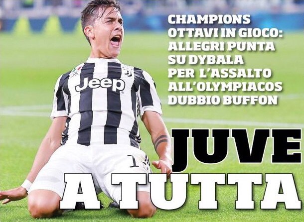 «Юве» во всём. Заголовки Gazzetta, TuttoSport и Corriere за 5 декабря