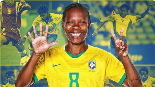 На ОИ сыграла 43-летняя футболистка из Бразилии. Это ее седьмая Олимпиада