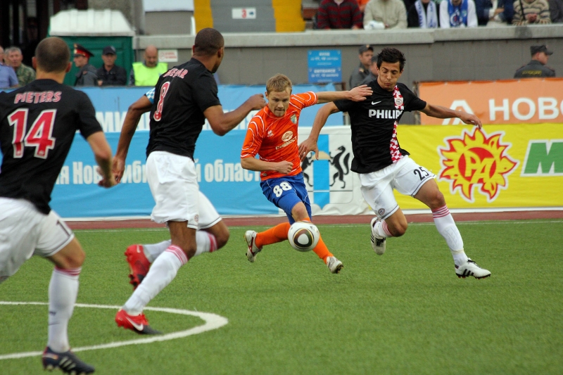 Игра &#171;Сибирь&#187;-&#171;ПСВ&#187; Голандия 1:0 19 августа 2010