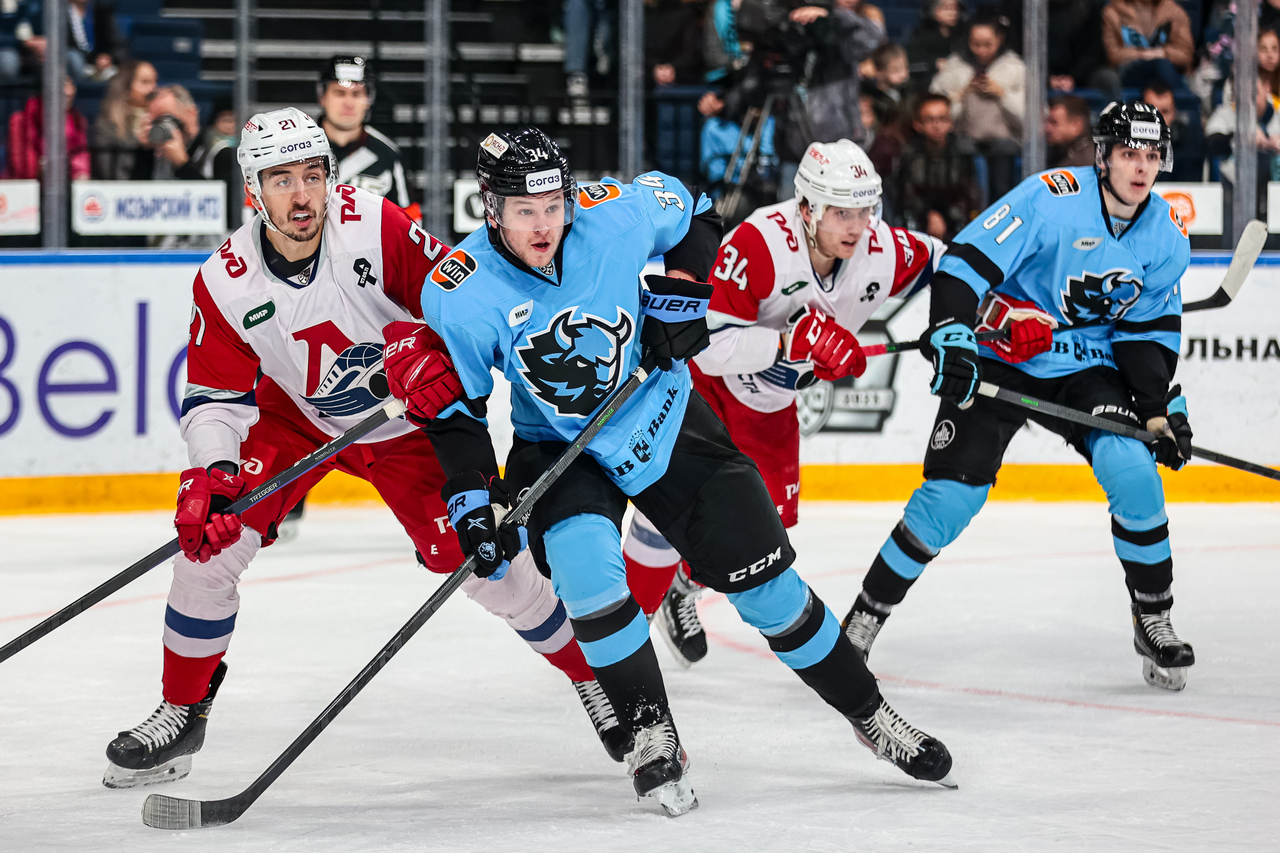Фотография поста в ленте КХЛ: шансы «Динамо» Минск и «Локомотива» на победу в матче регулярного чемпионата