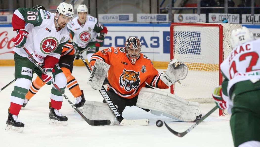 Кубок Гагарина.«Амур» уступил «Ак Барсу» в четвертом матче серии плей-офф