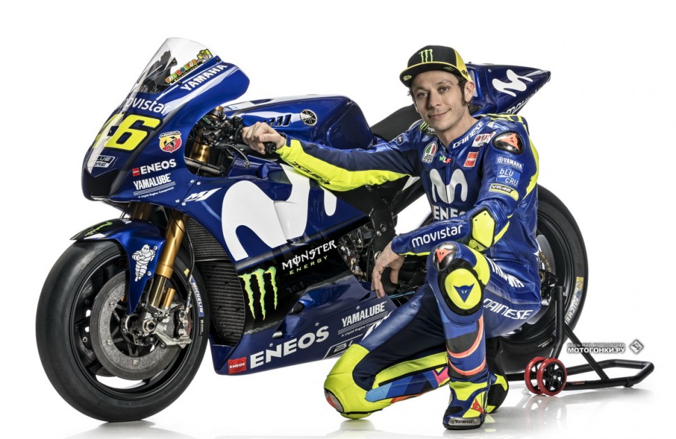 MotoGP - Валентино Росси и его Yamaha YZR-M1 (2018)