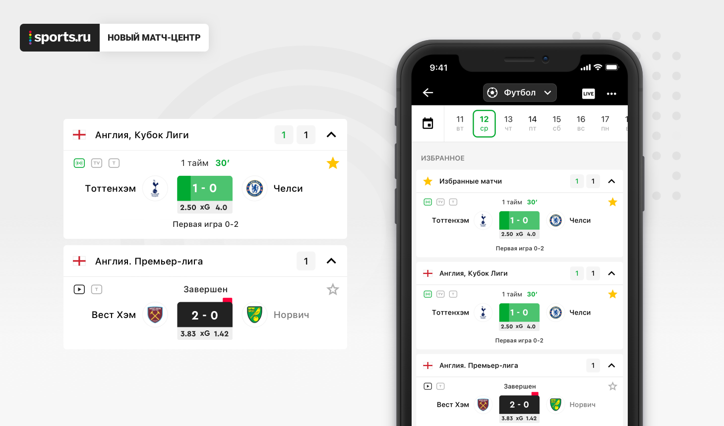 Обновленный матч-центр в приложении Sports.ru: xG, коэффициенты, минуты  матчей, удобная сортировка и новый дизайн - Лаборатория Спортса - Блоги  Sports.ru
