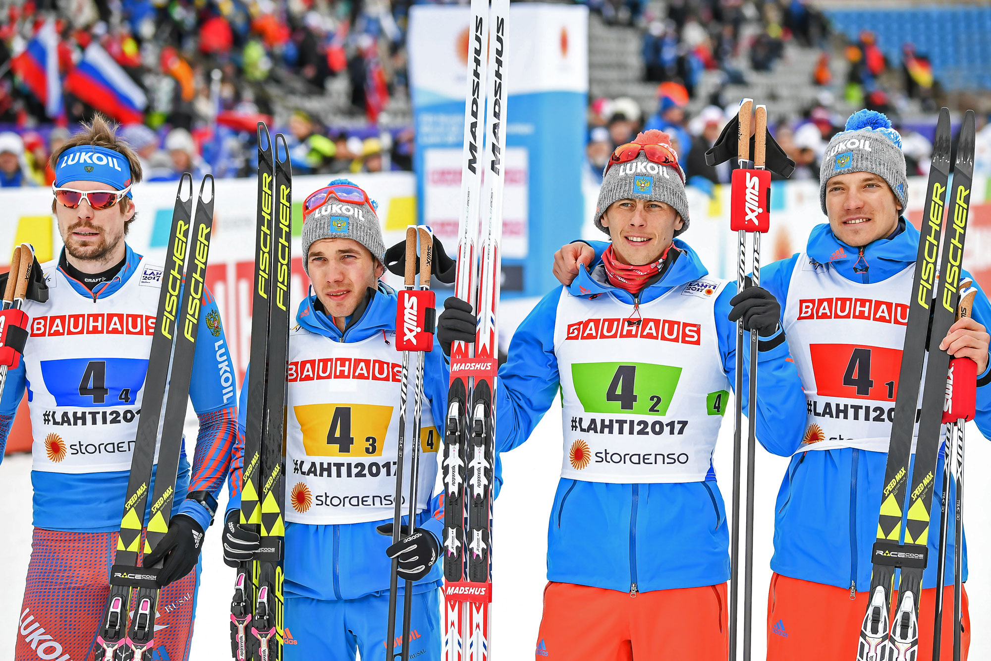 Серебро российских лыжников