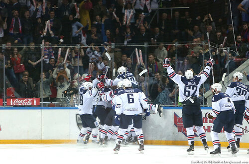 Фоторепортаж с матча ПХК ЦСКА - ХК Металлург. 15.04.16