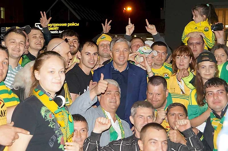 Петреску с болельщиками Кубани