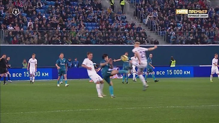 85-я минута матча «Зенит» — ЦСКА.