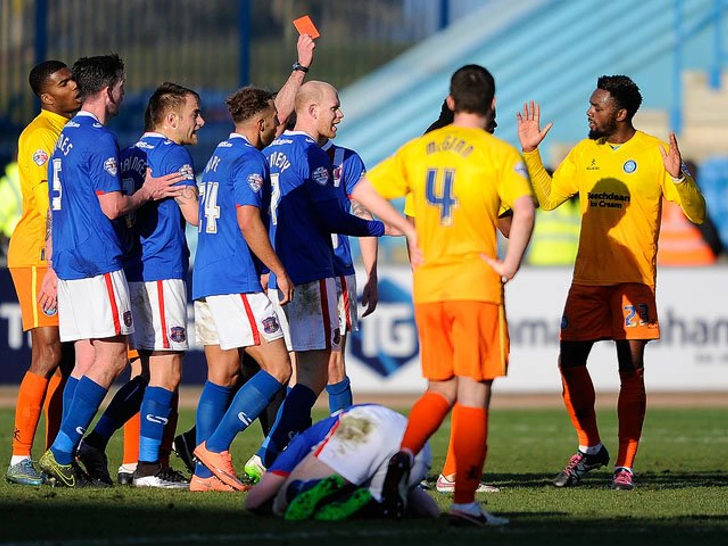 red card