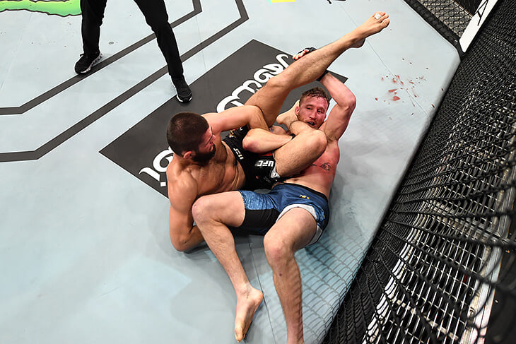 Онлайн трансляция боя Хабиб Нурмагомедов – Джастин Гейджи сегодня на UFC 254: смотреть прямой эфир ЮФС 254 24 октября вечером по Мск