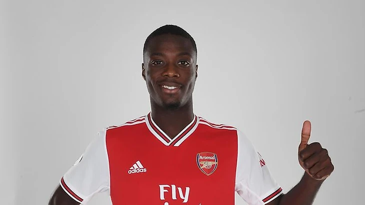 Nicolas Pepe thumbs in new club