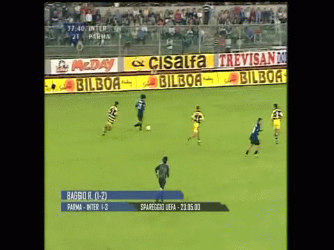 Роберто Баджо. «Интер» - «Парма». 23.05.2000