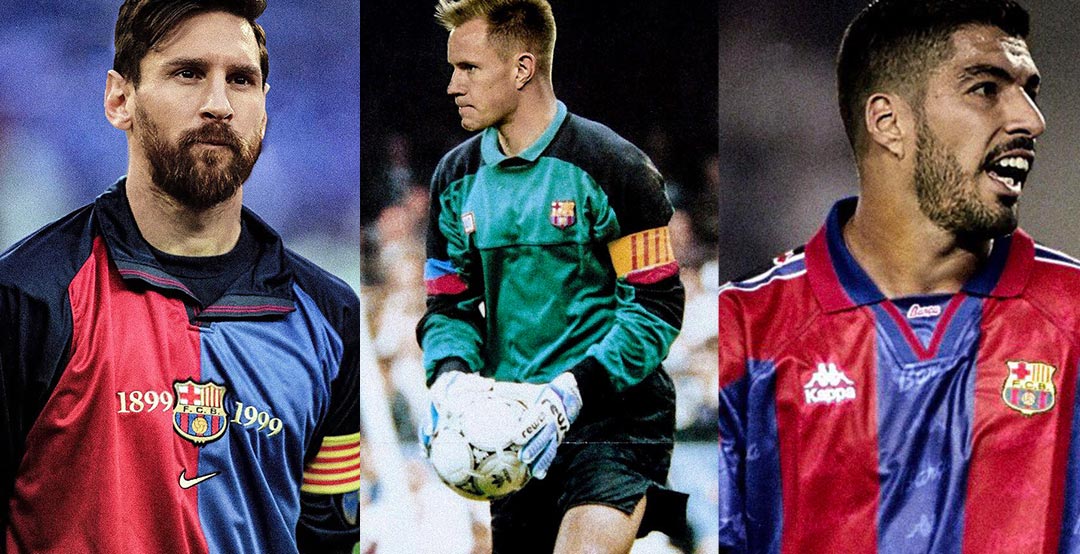 Новое – это хорошо забытое старое: Игроки Барселоны в форме клуба разных лет