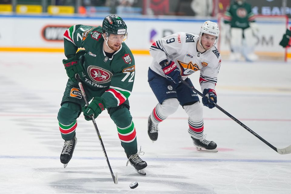 Фотография поста в ленте КХЛ: шансы «Ак Барса» и «Металлурга» на победу в матче регулярного чемпионата