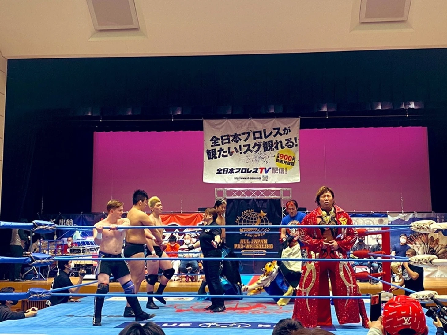 Обзор 2-го и 3-го дней AJPW Dream Power Series за 08.03. и 14.03.2021 (+ поединка с AJPW Special One: Crazy Monkey vs Giant за 18.03.2021), изображение №4